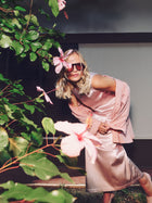 Fazil Rock aus blush Satin