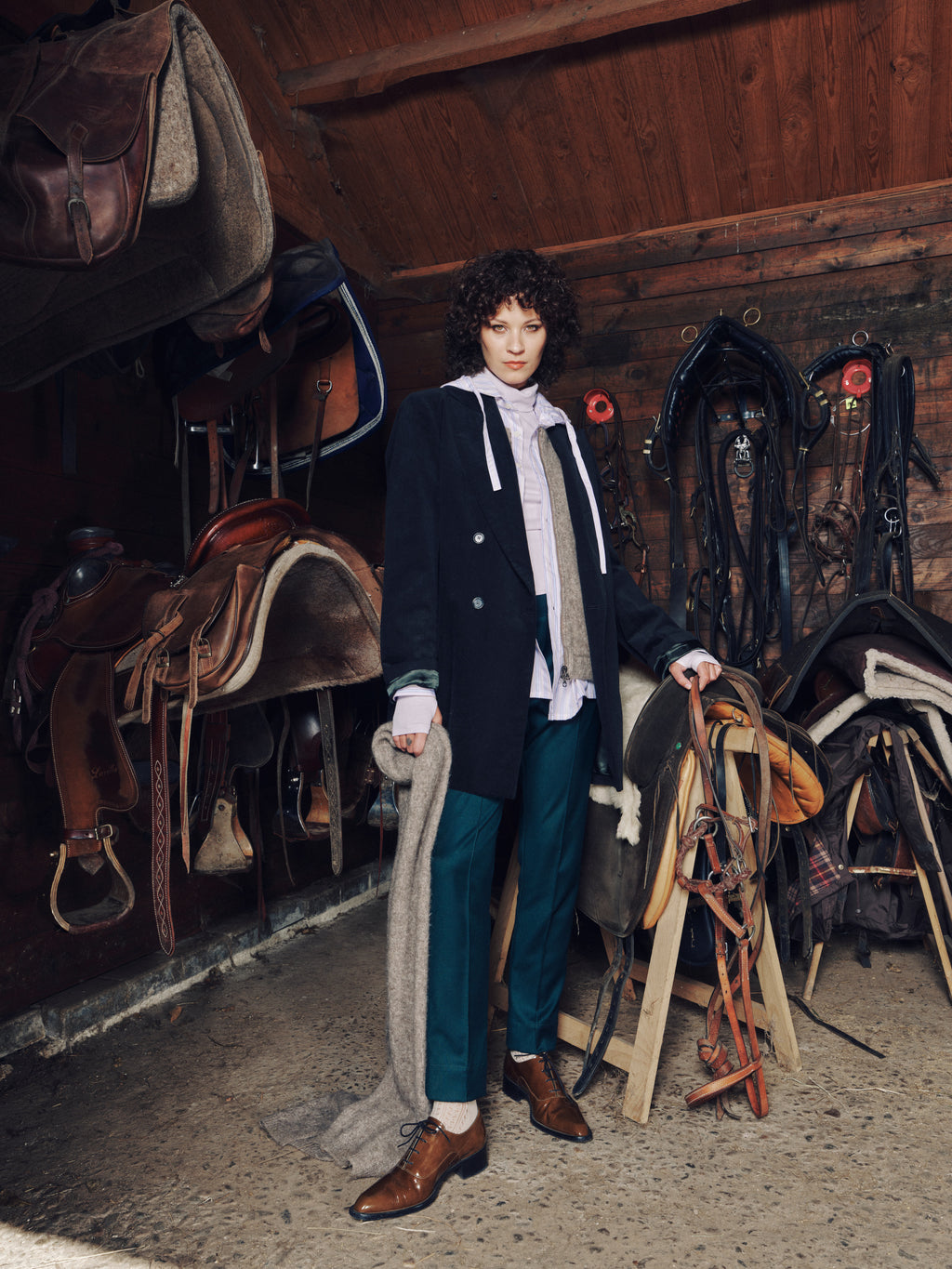Emiel trousers in pine