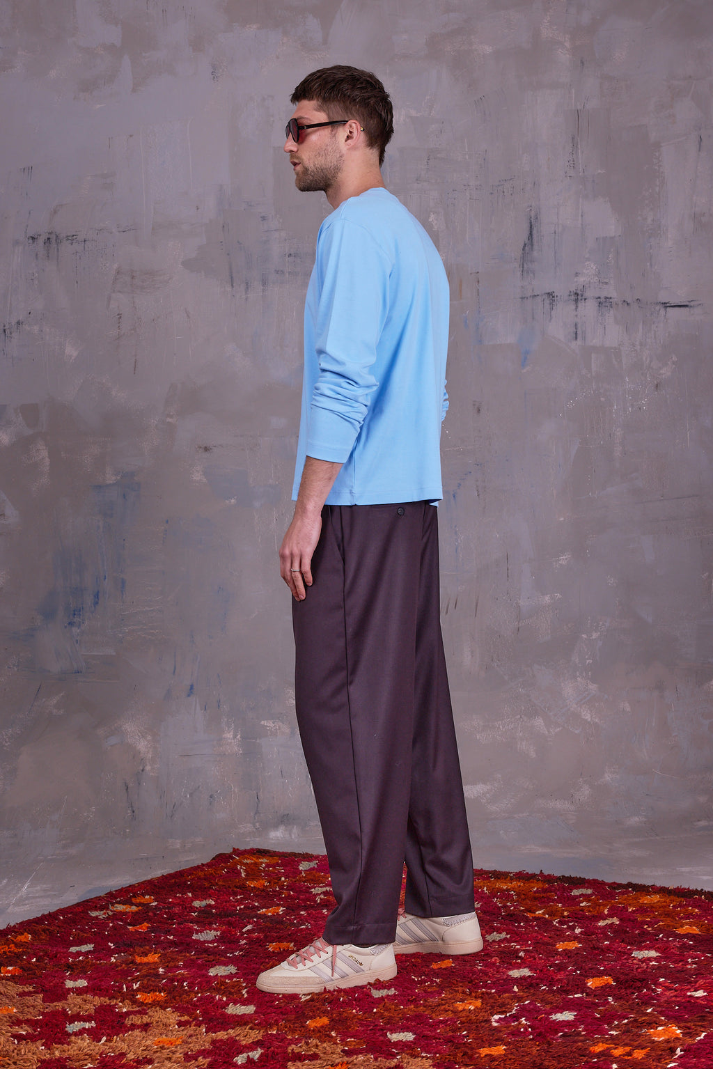 Geoff T-shirt in airy blue