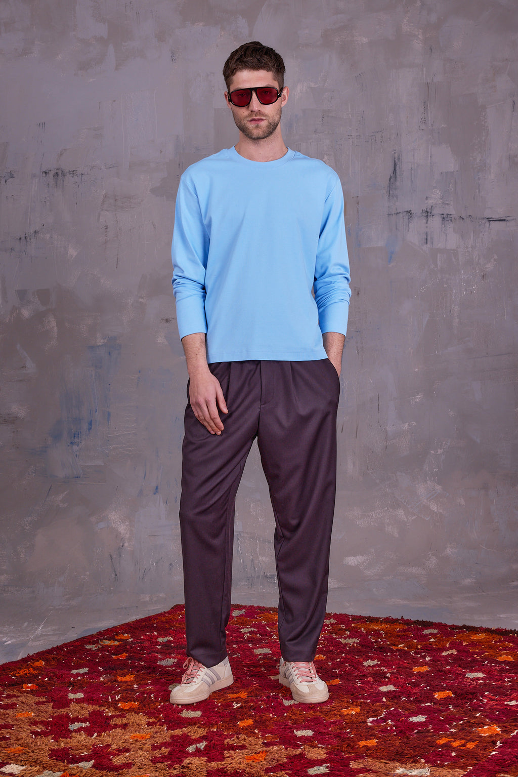 Geoff T-shirt in airy blue