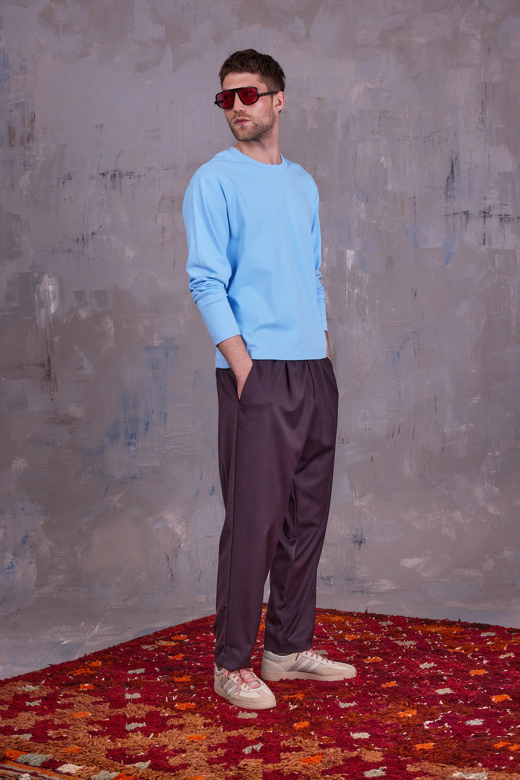 Geoff T-shirt in airy blue