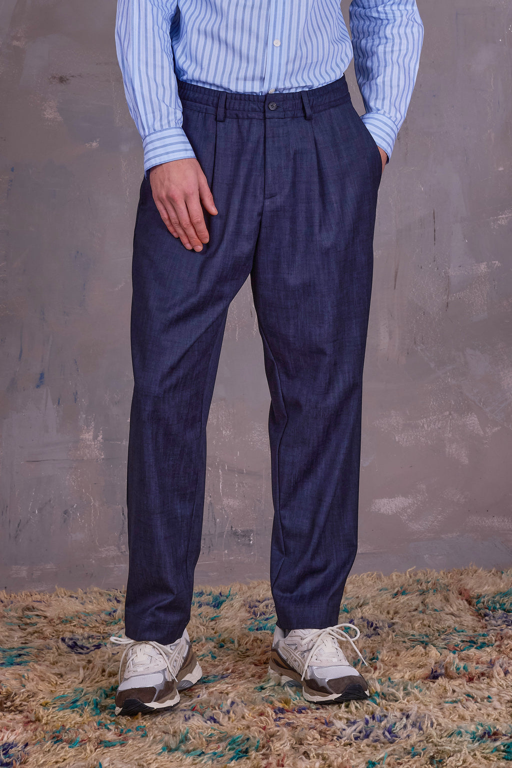 Gijs trousers in deep blue