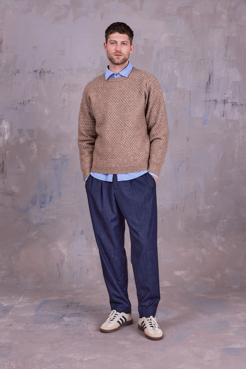 Gijs trousers in deep blue