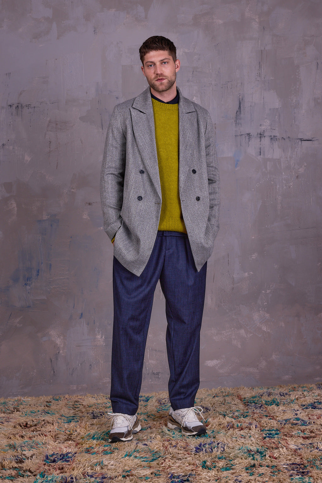 Gijs trousers in deep blue