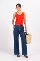 Dario dark denim trousers