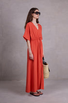 Ferel Kleid aus flame Tencel