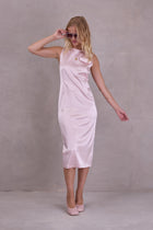 Emelia blush Kleid aus Satin