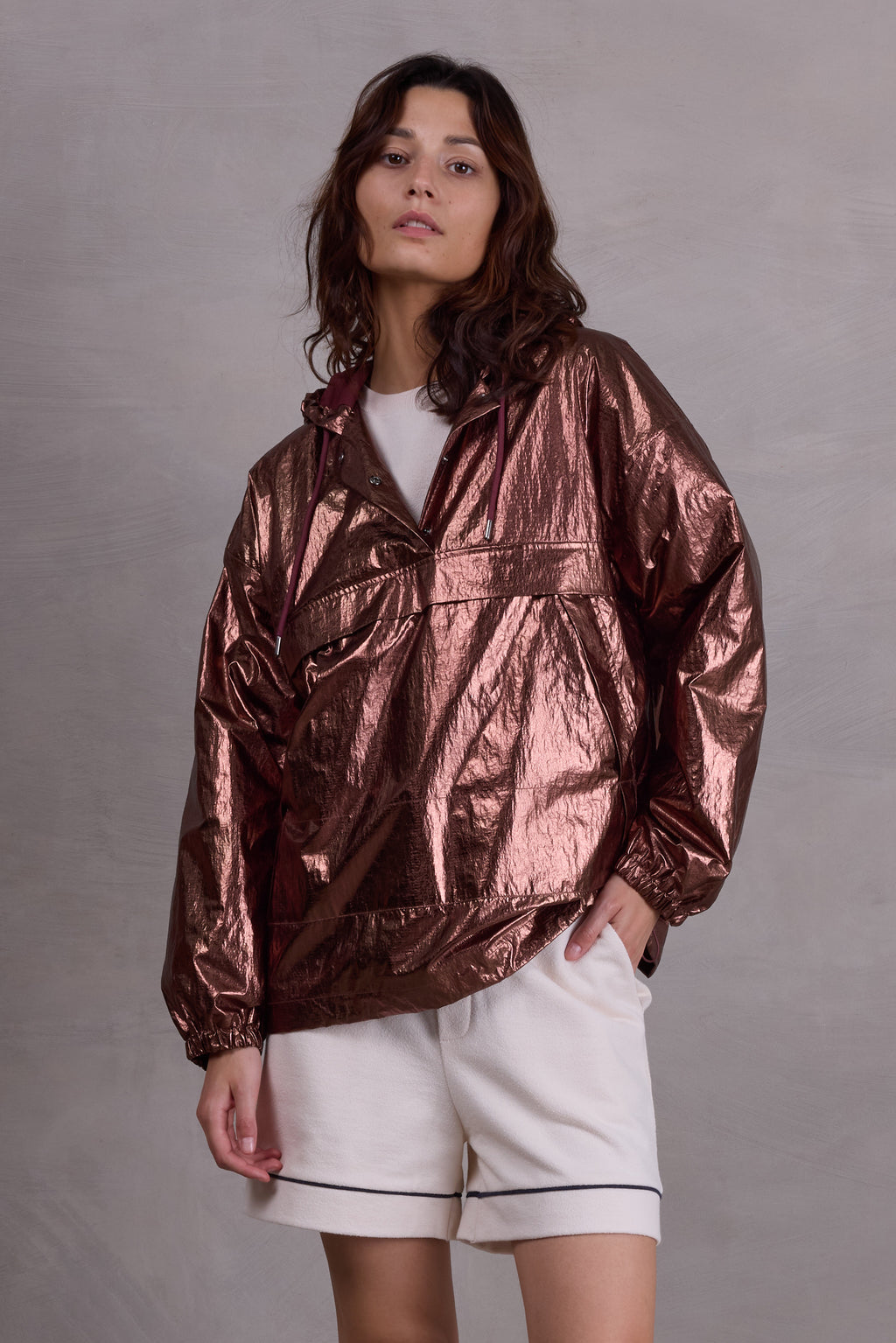 Anorak en cuivre Floris