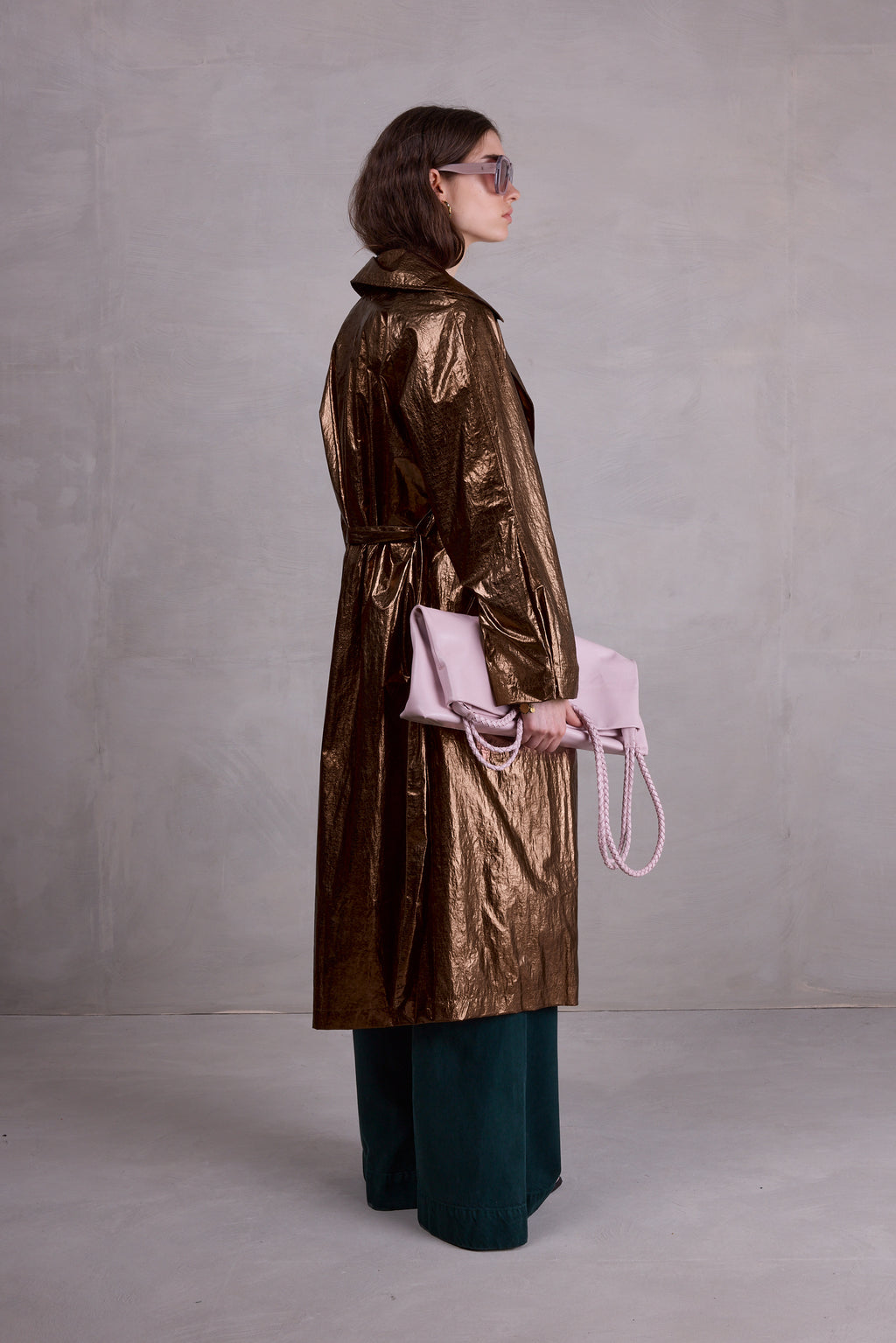 Manteau de trench en cuivre Ferdi
