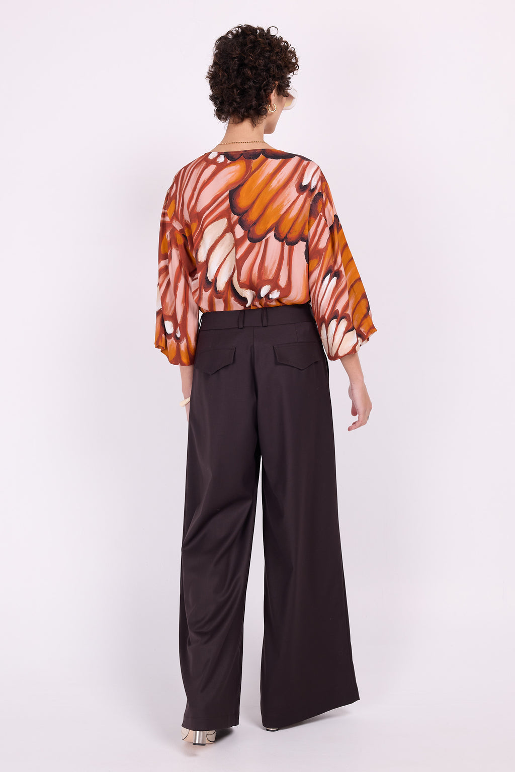 Edward pantalon brun foncé