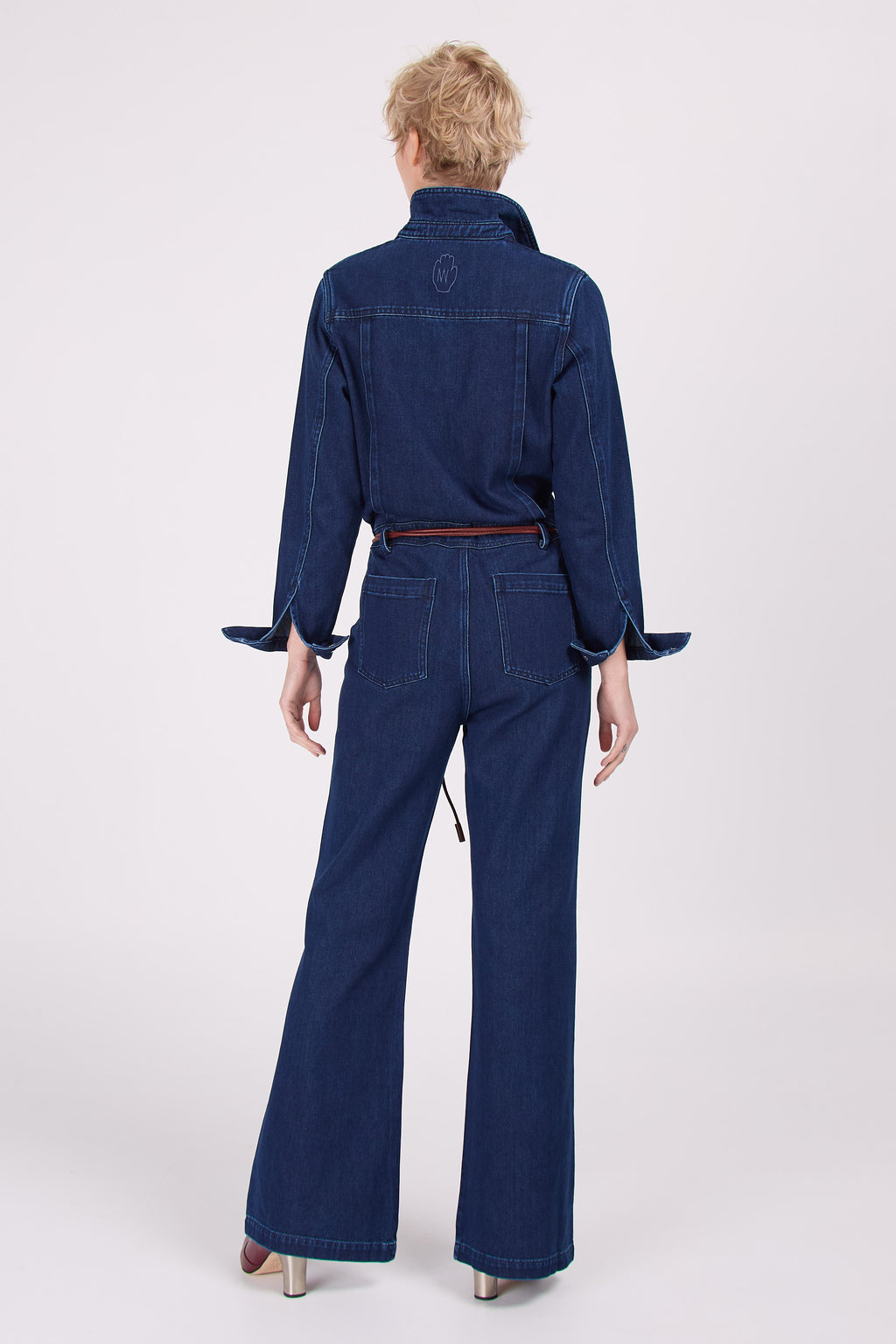 combinaison en denim Enrique