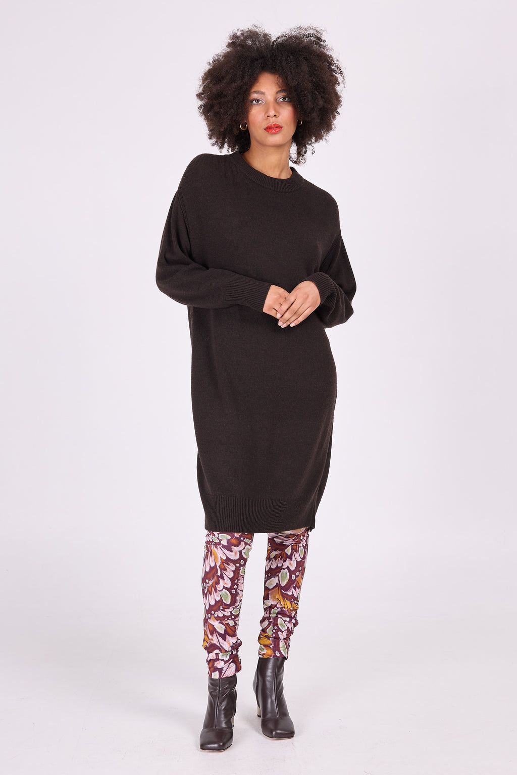 Legging Etienne en multi aubergine ailes
