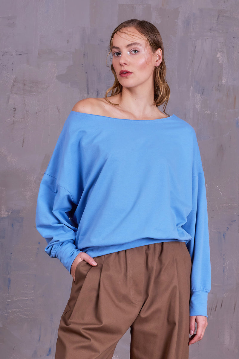 Gisele sweater in sky blue