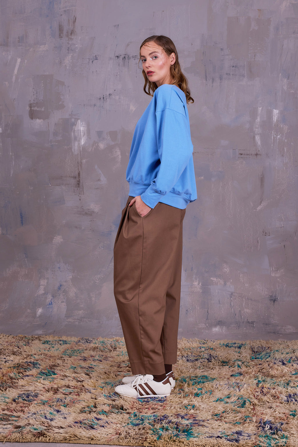 Gisele sweater in sky blue
