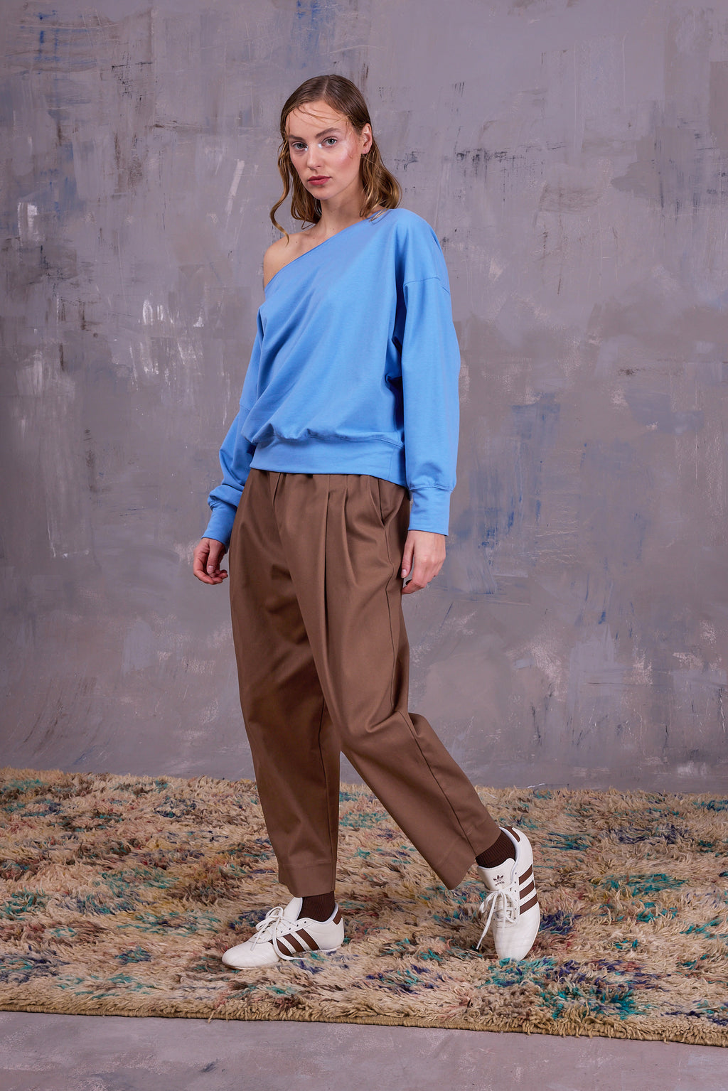 Gisele sweater in sky blue