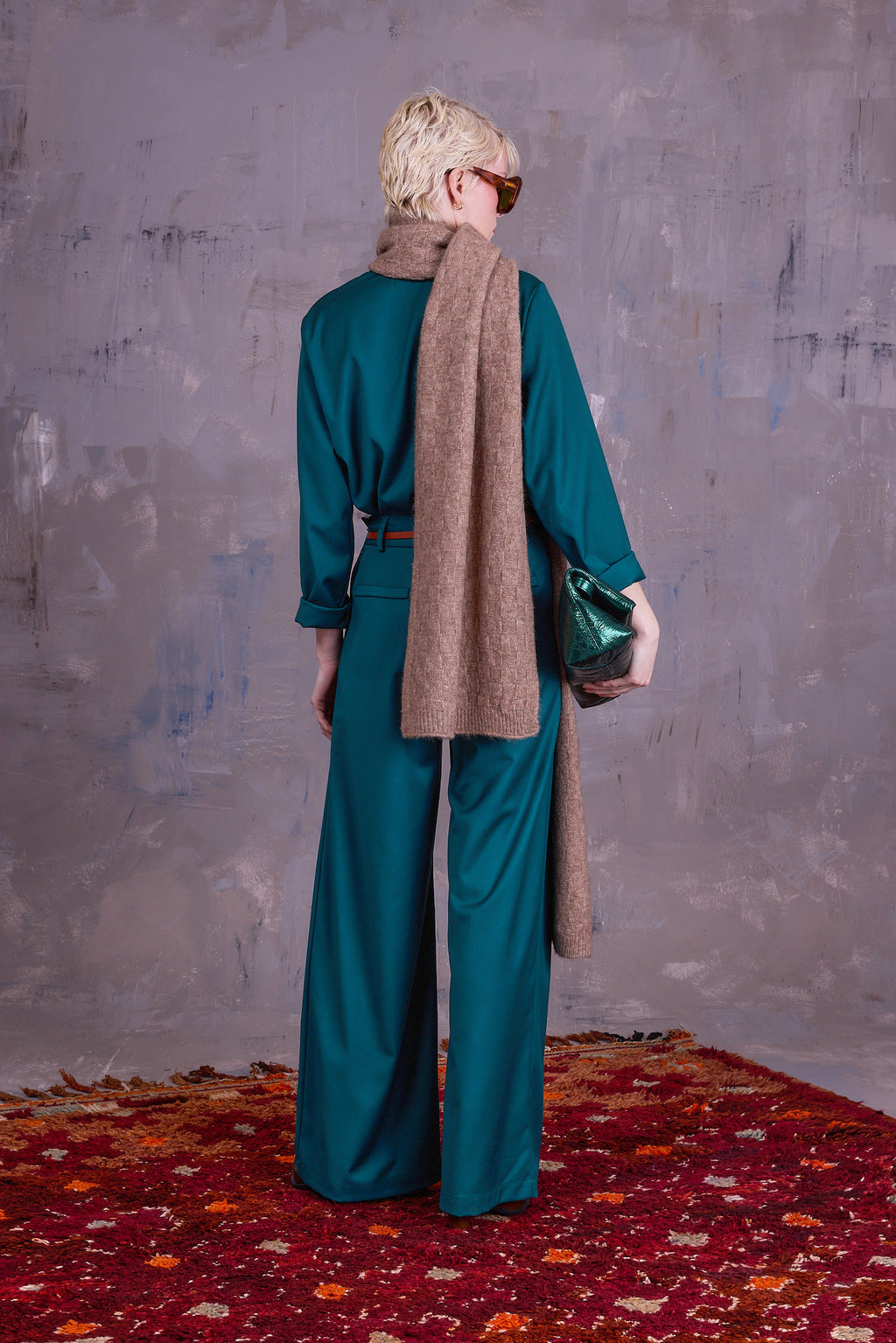 Ghislaine blouse in sea green