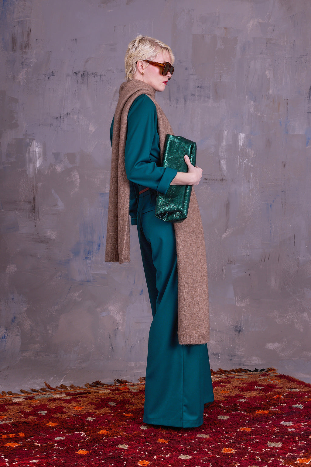 Ghislaine blouse in sea green