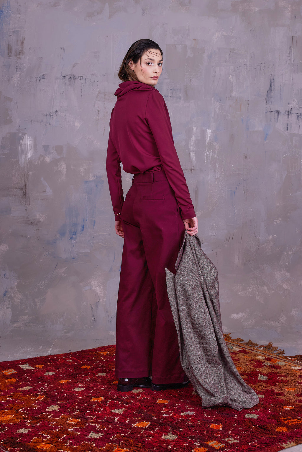 Georgina sweater in plum