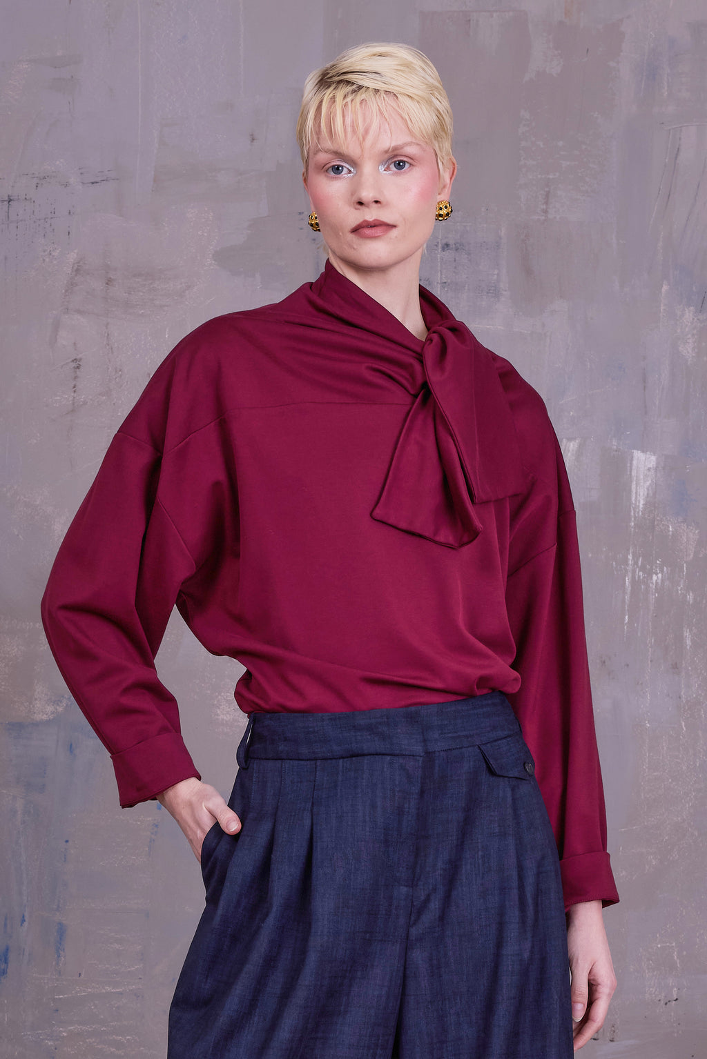 Gertruda sweater in plum