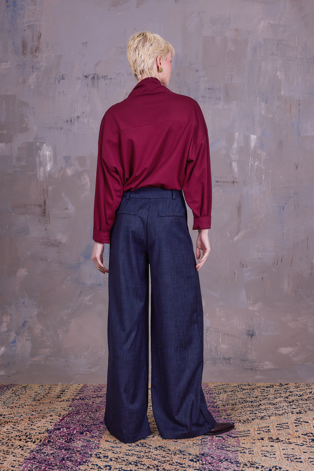 Gertruda sweater in plum