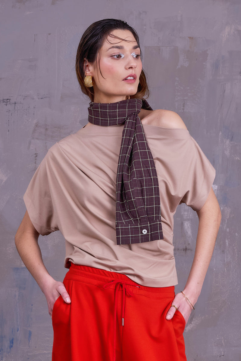 Gaby top in beige