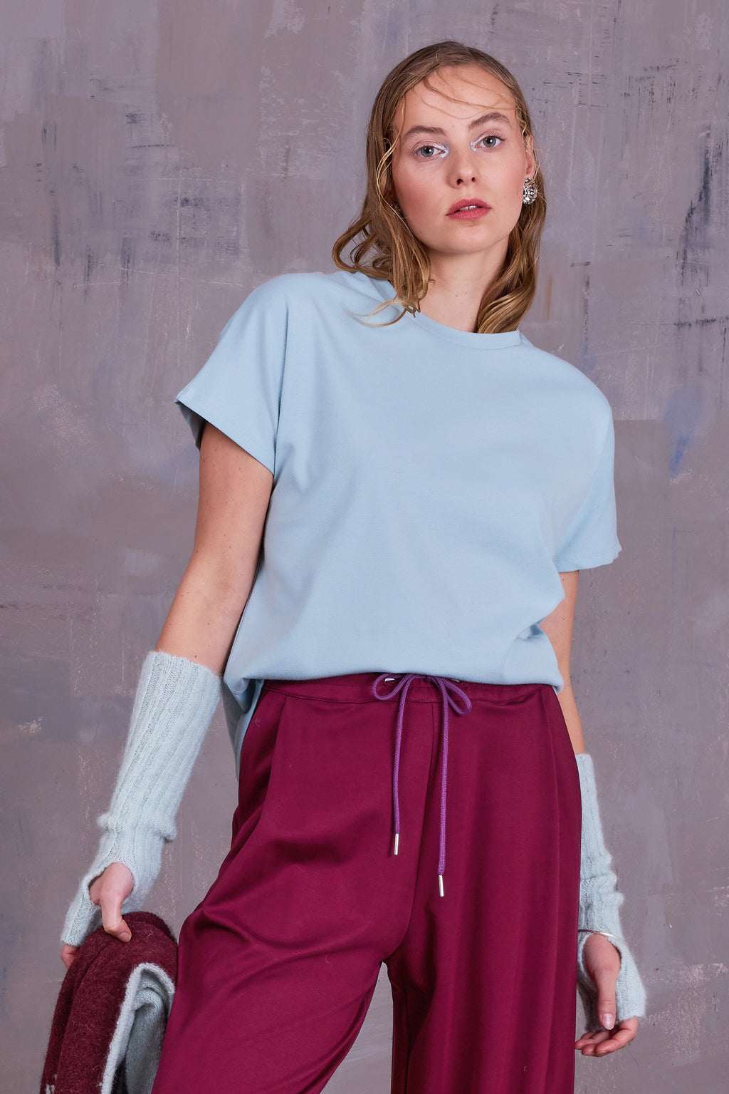 Edna T-shirt in misty sage