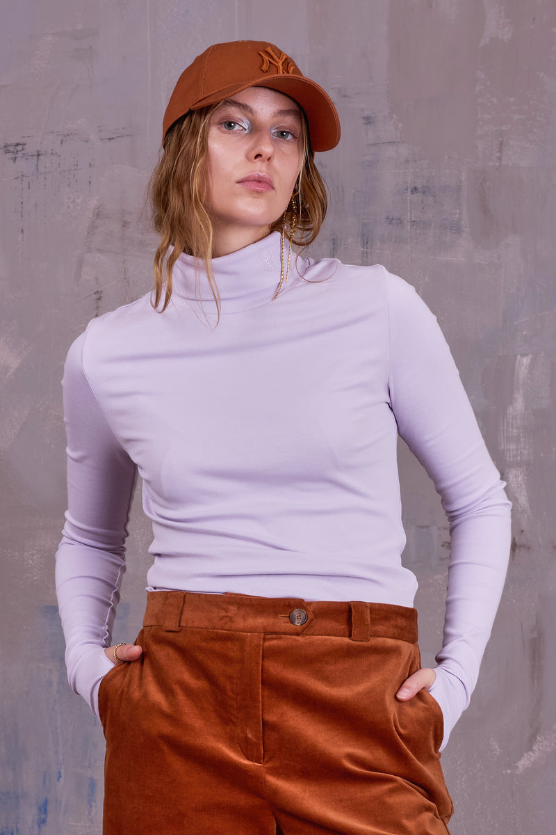 Gisely Rollkragen-T-Shirt
