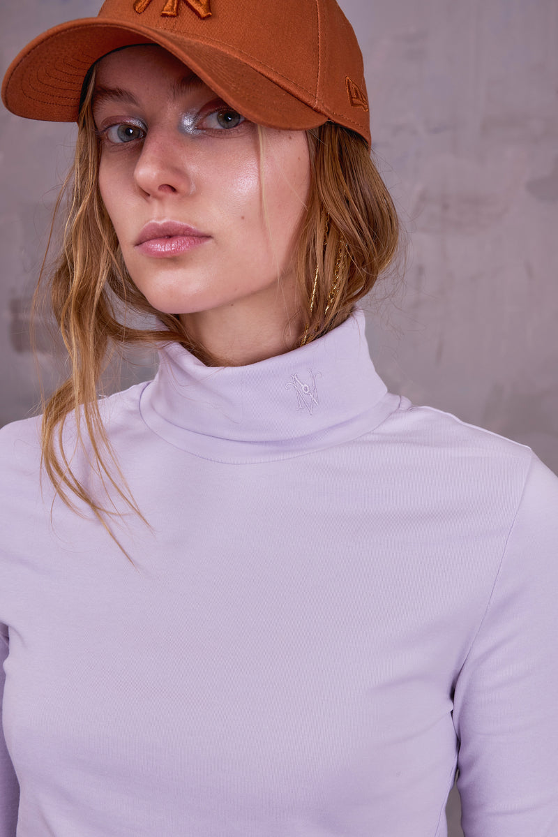 Gisely Rollkragen-T-Shirt