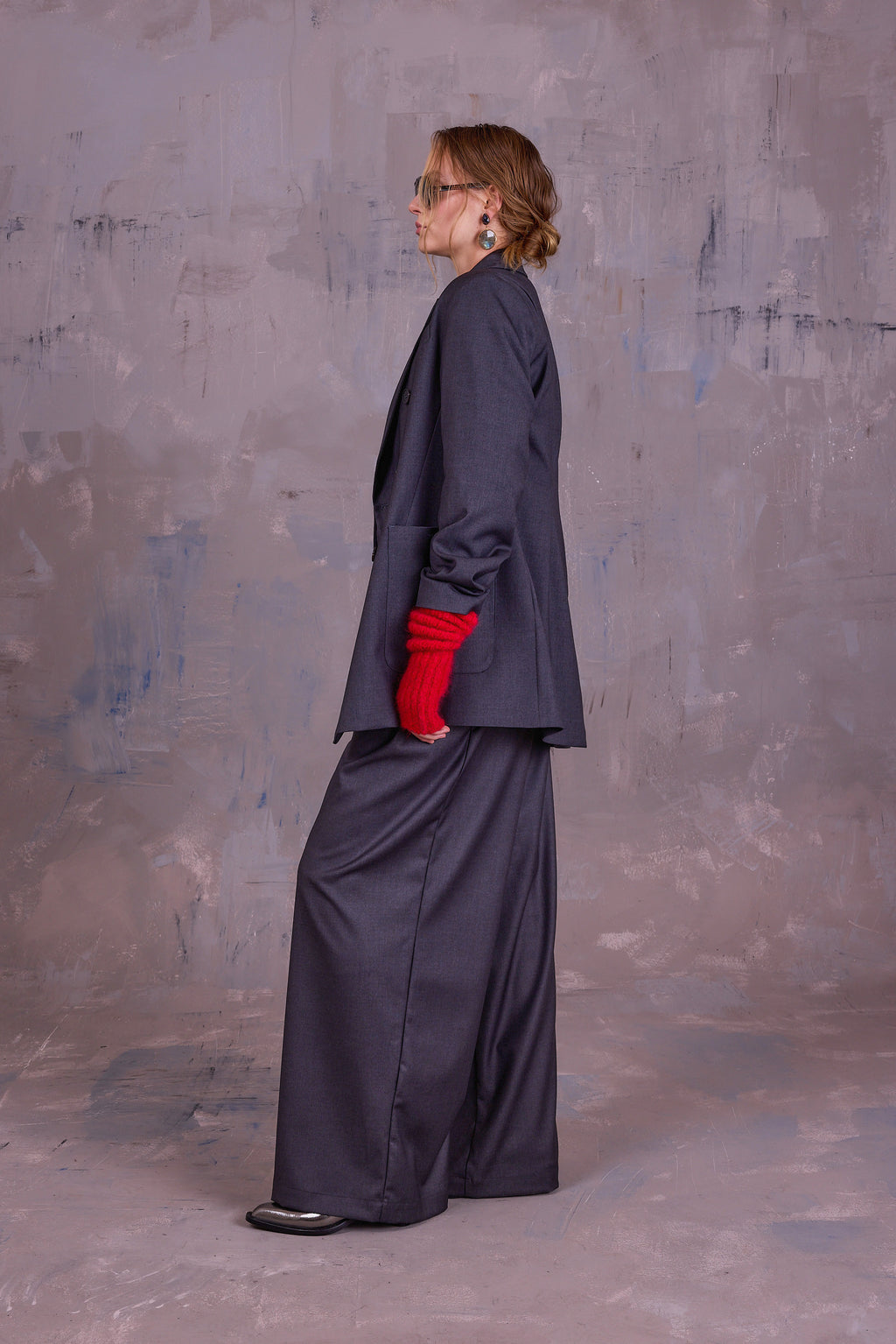 Glenn anthracite blazer