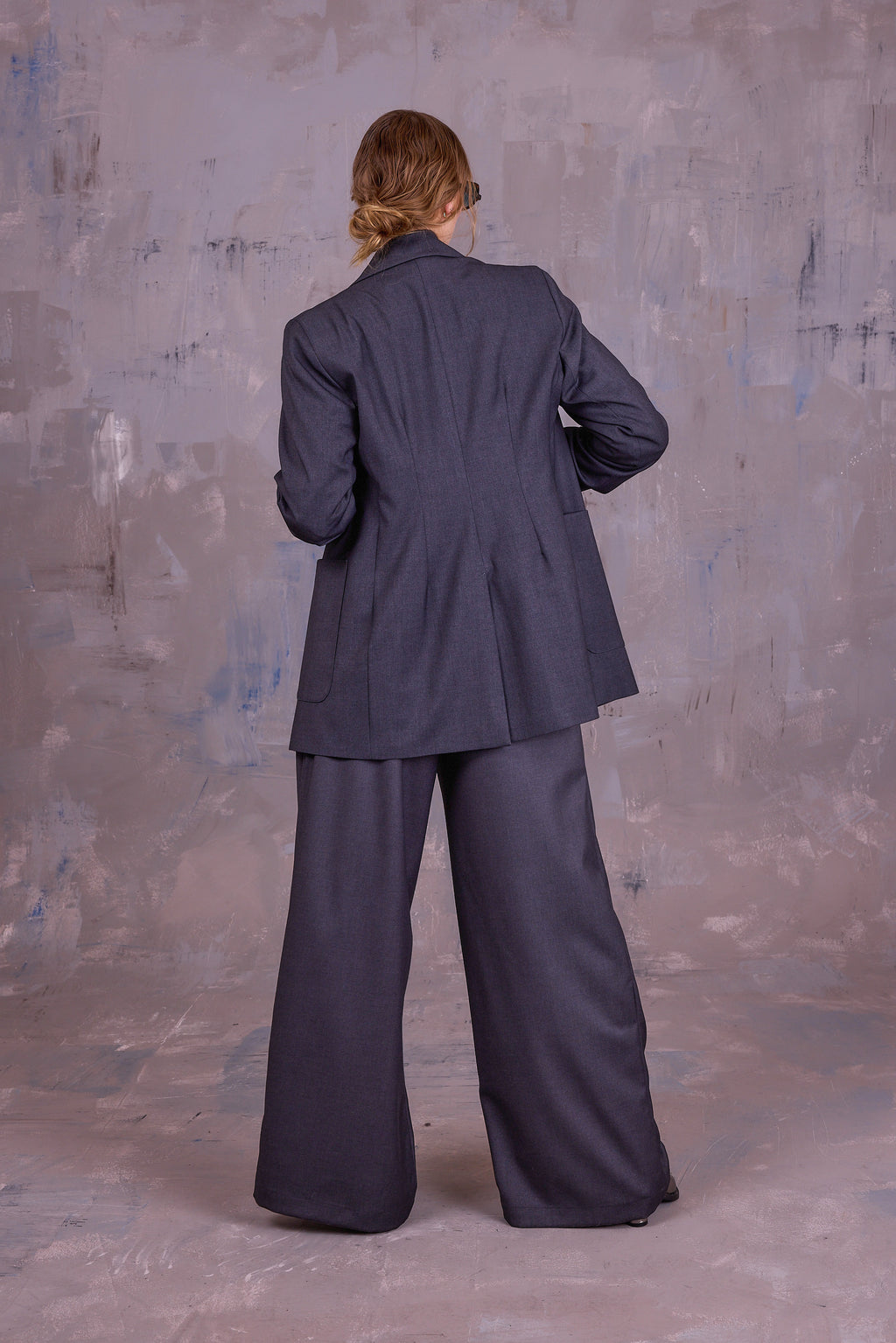 Glenn anthracite blazer