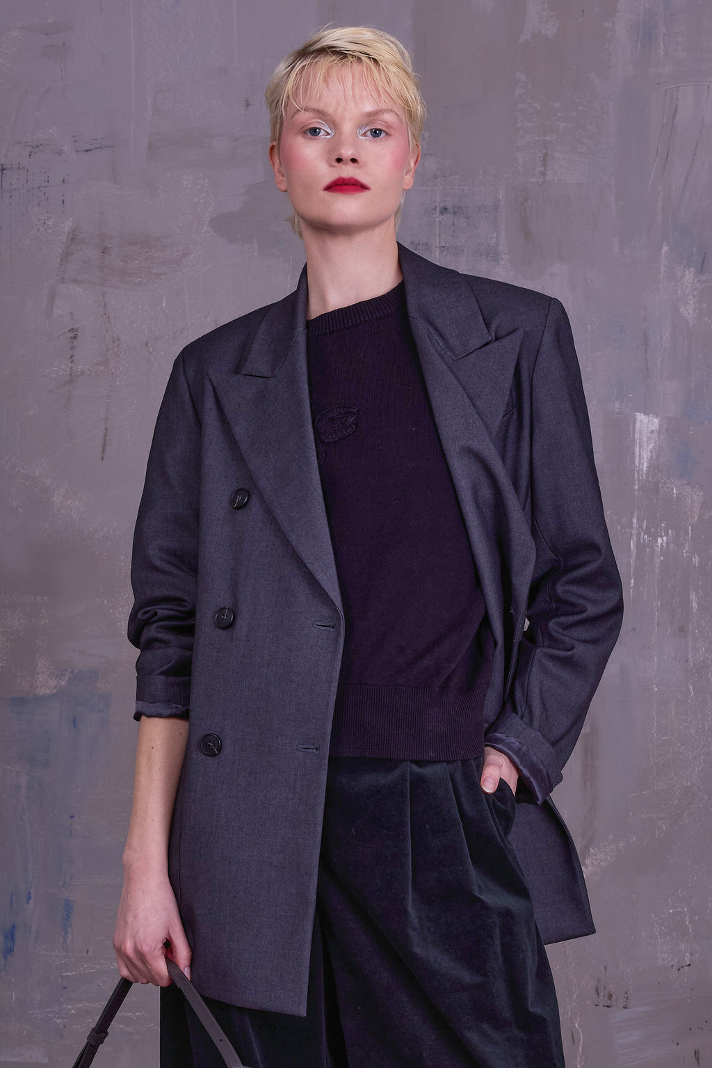 Glenn anthracite blazer