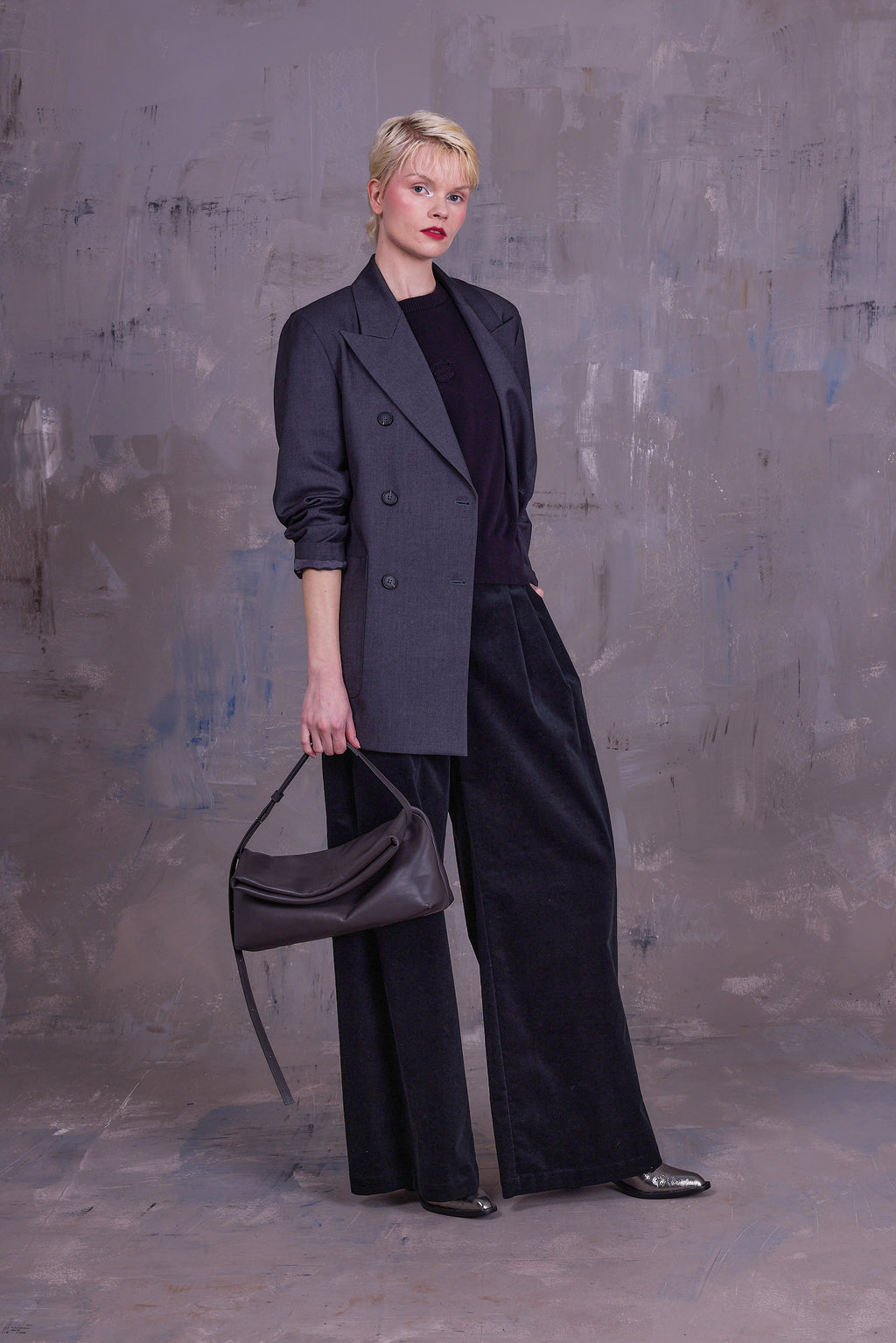 Glenn anthracite blazer