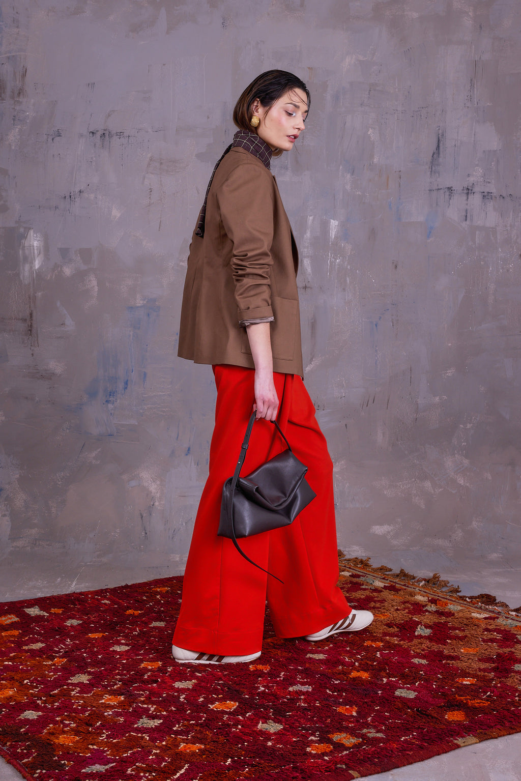 Davos blazer in red clay