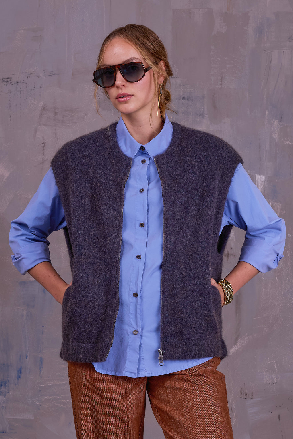 Golden vest in yak