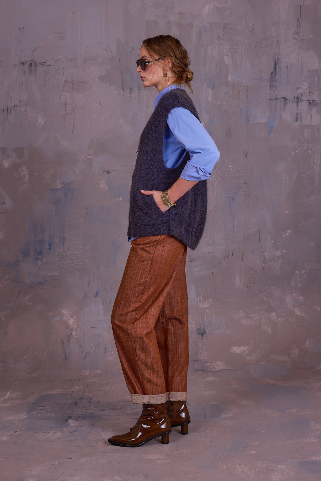 Golden vest in yak