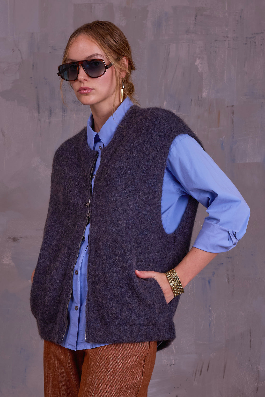 Golden vest in yak