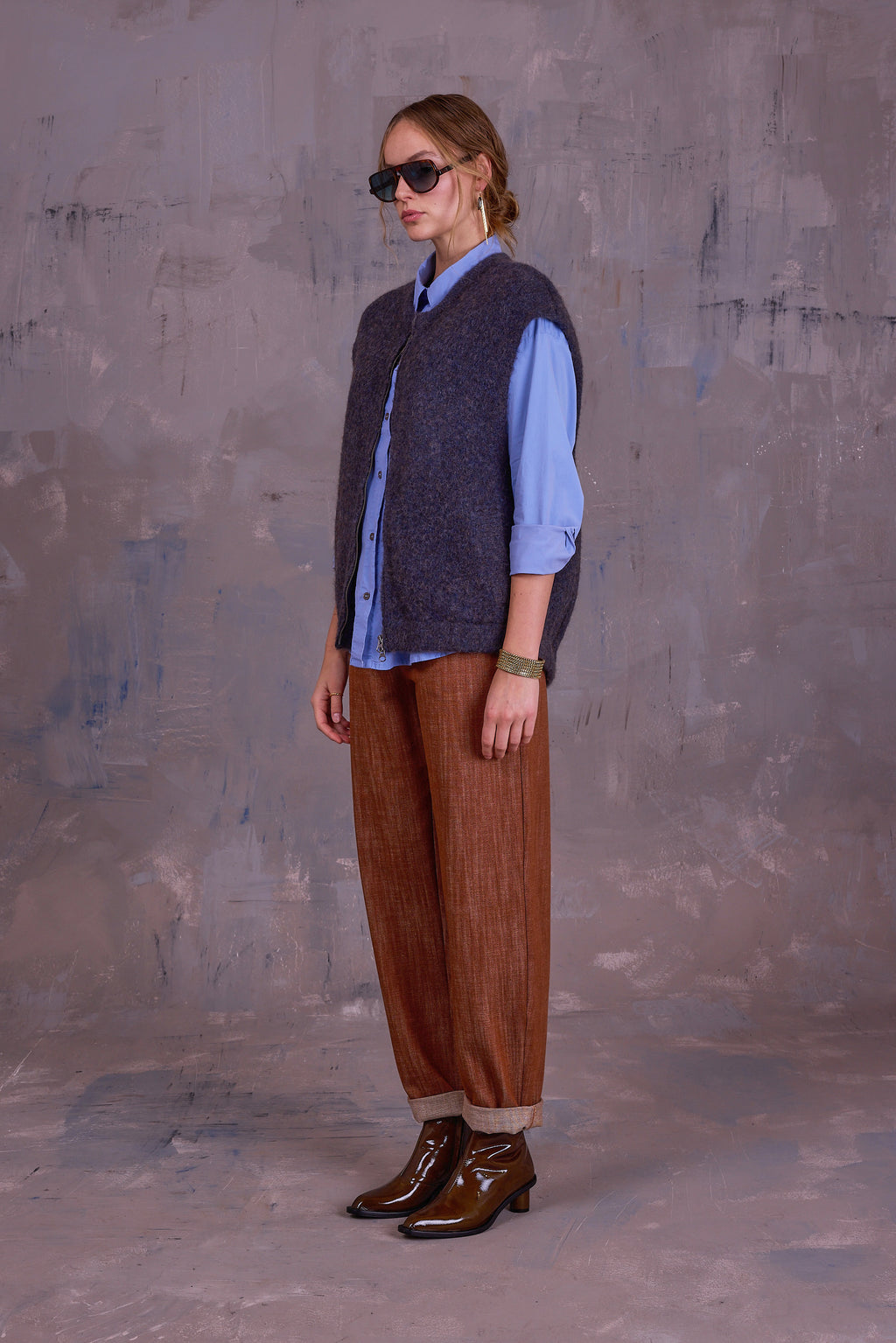 Golden vest in yak