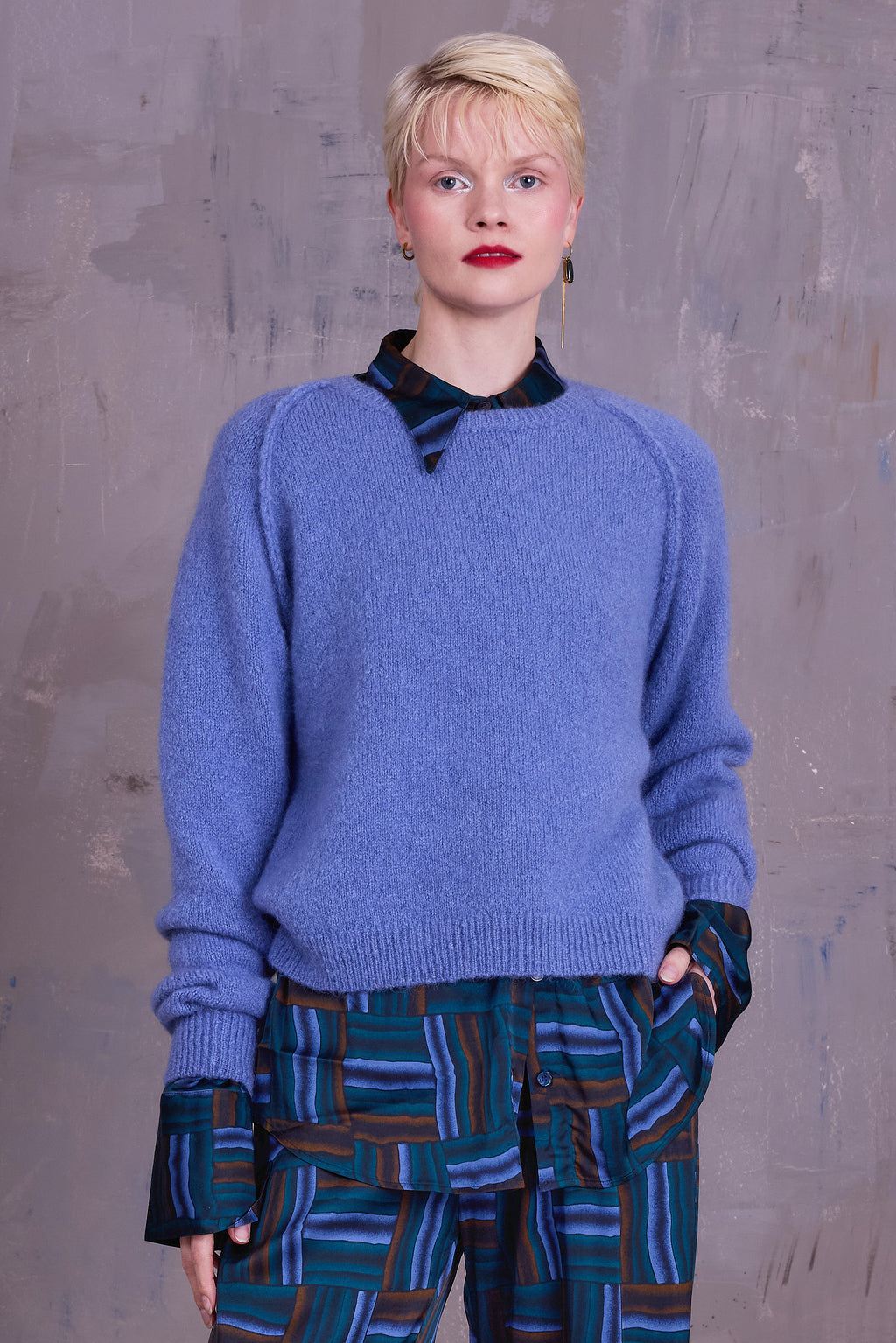 Gilke trui in madonna blue
