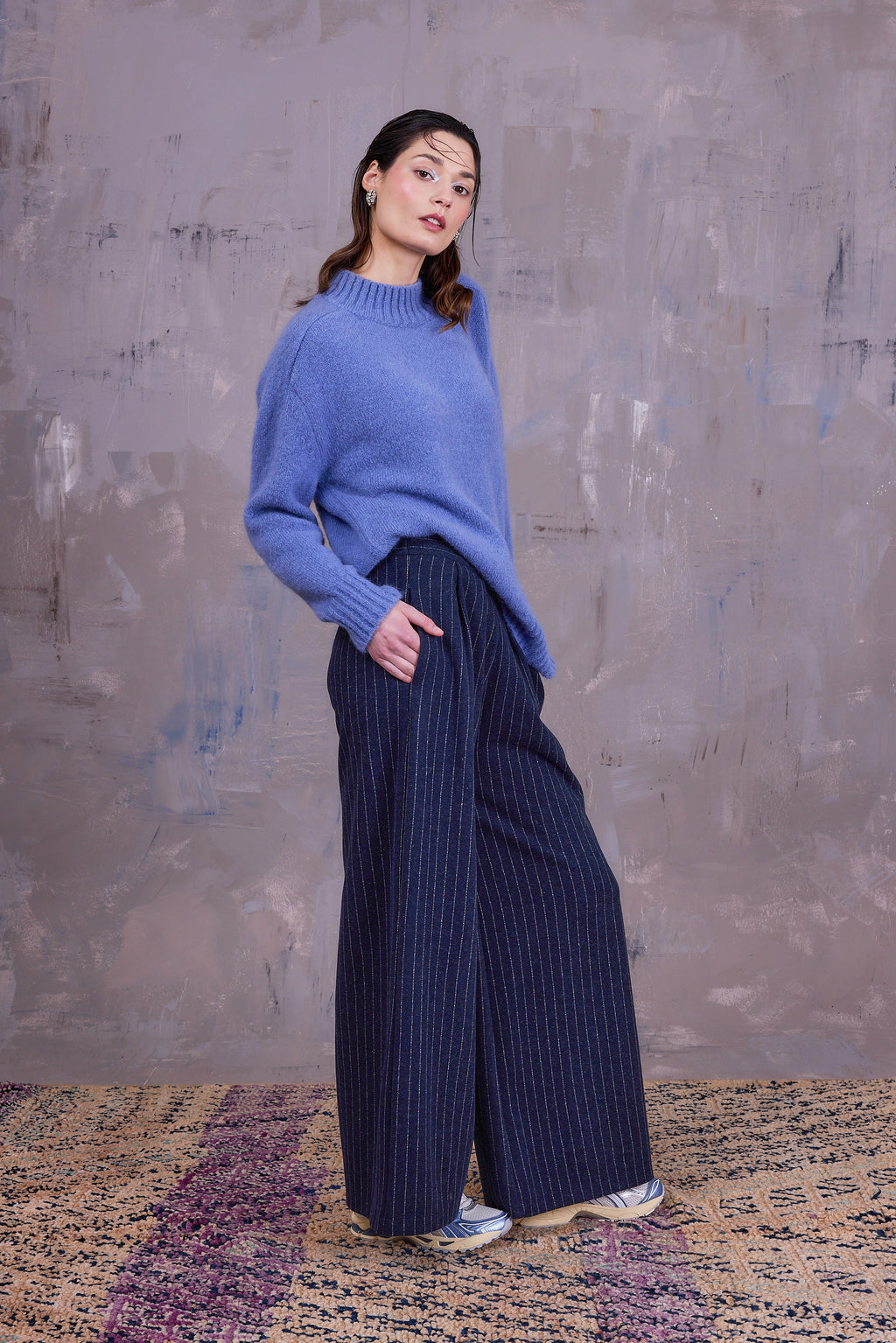 Glasgow trui in madonna blue