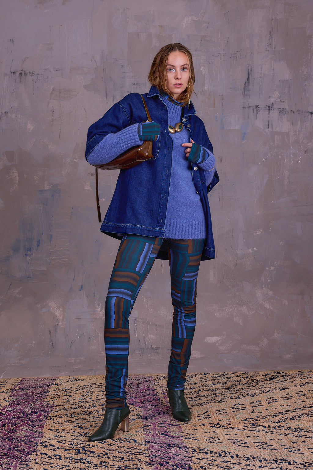 Glasgow trui in madonna blue