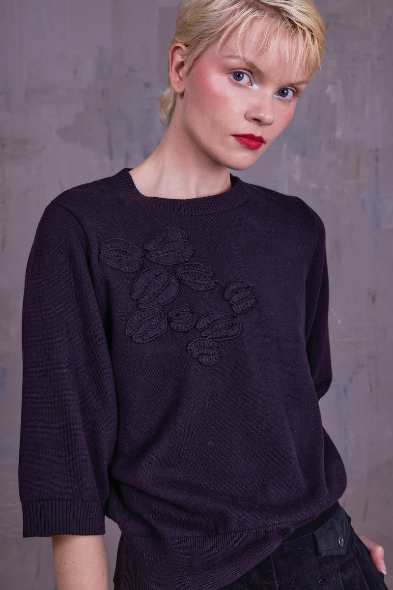 Oirlo sweater in black