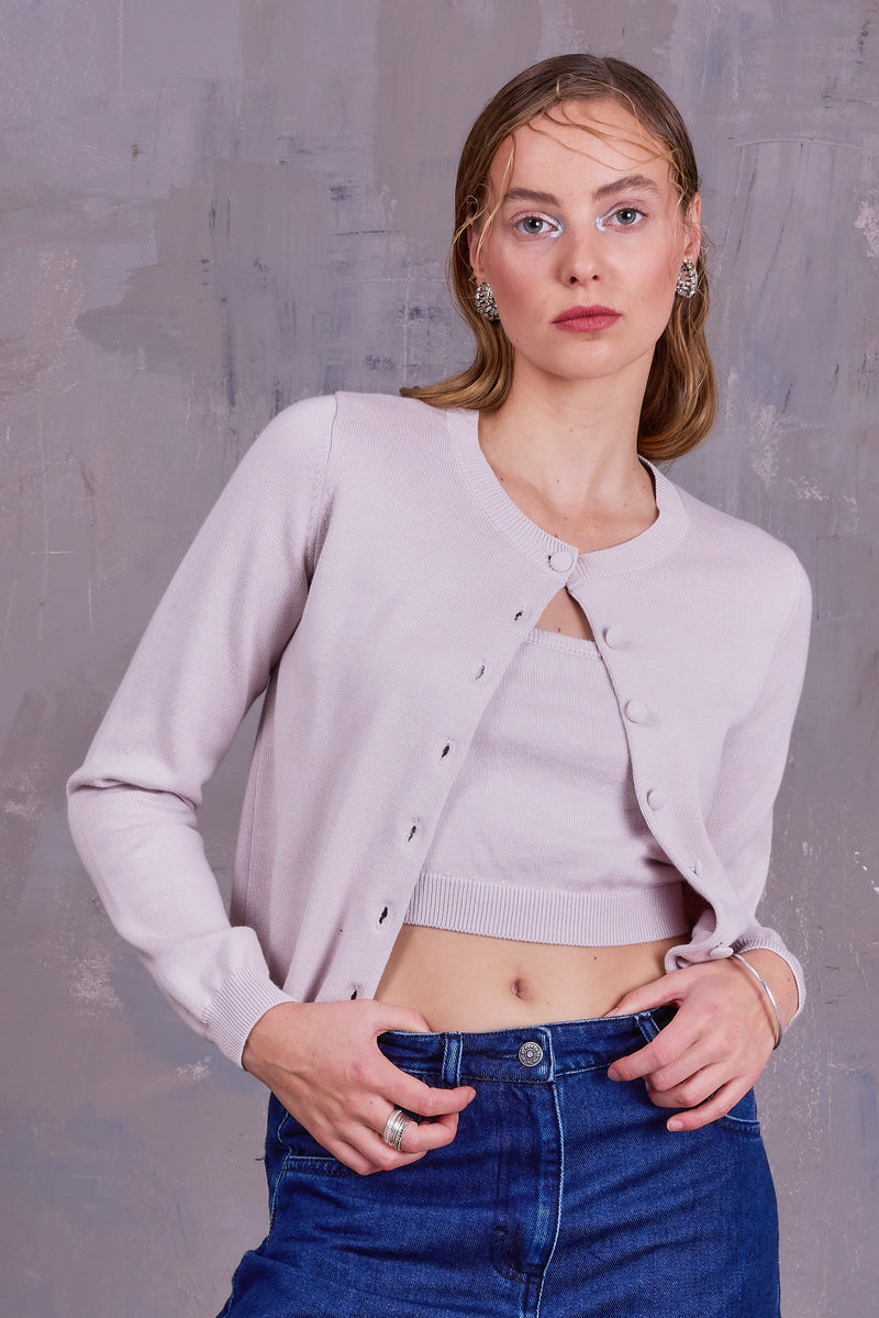 Grace cardigan in soft shell