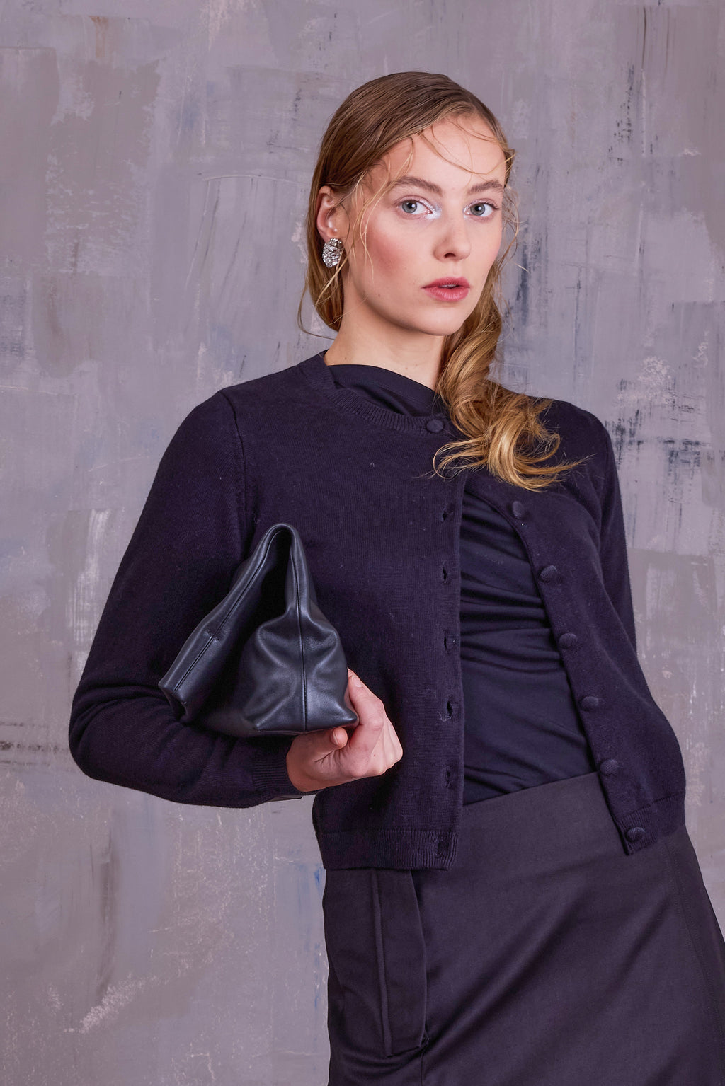 Grace zwarte cardigan