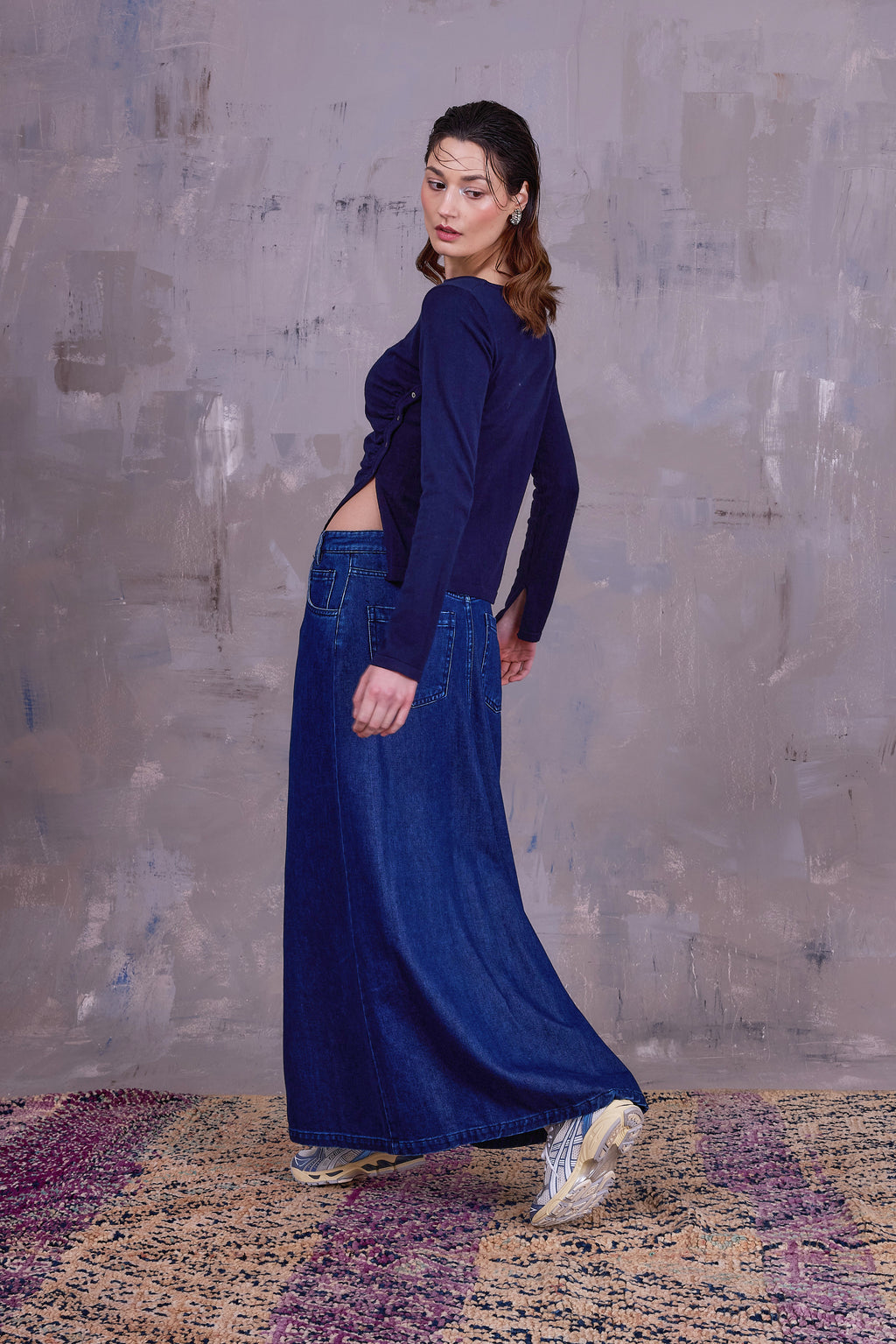 Garciela sweater in dark navy