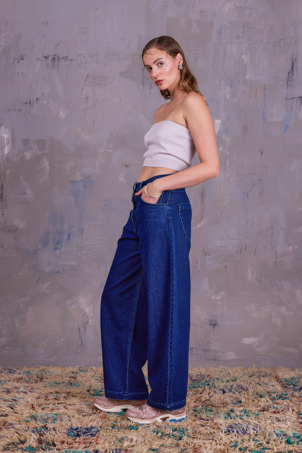 Gautier bandeau top in soft shell