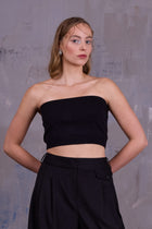 Gautier zwarte bandeau top