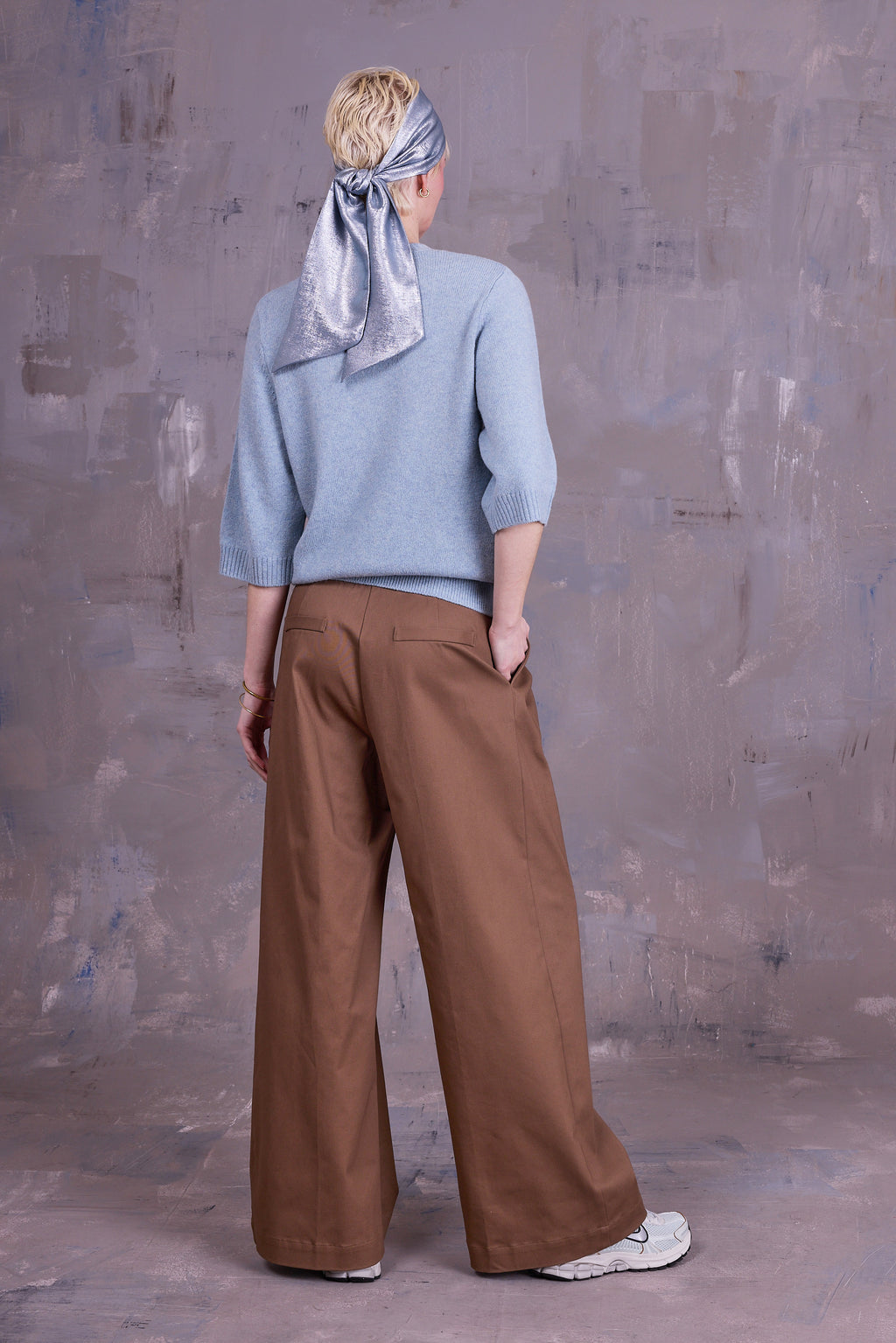 Giske truitje in pearl blue