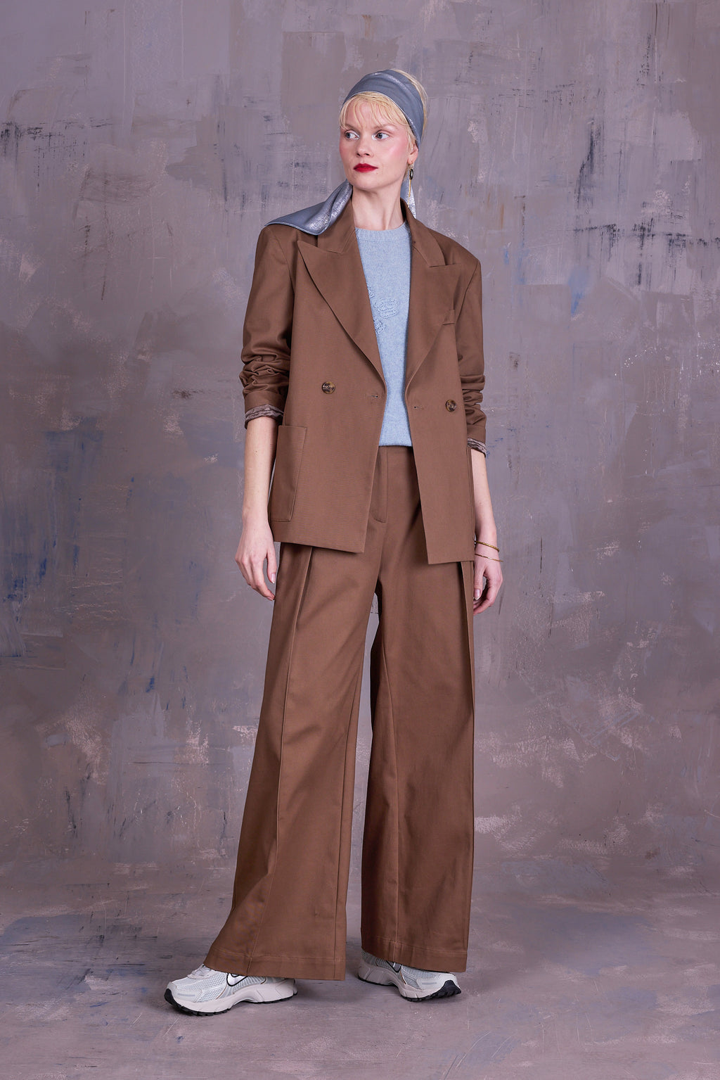 Giske truitje in pearl blue