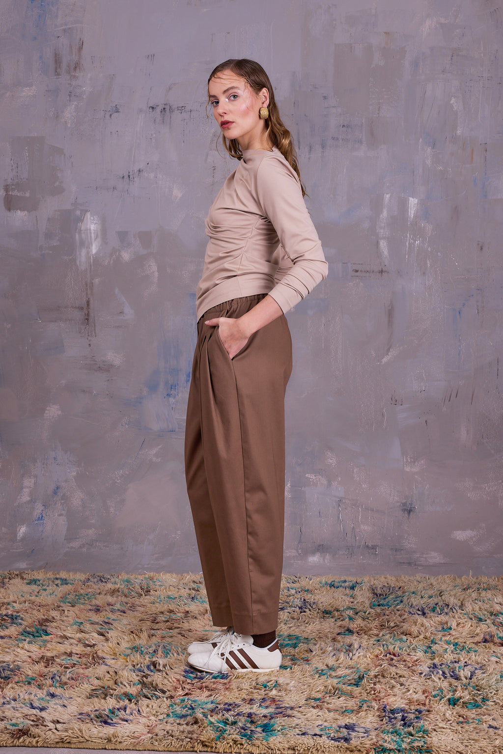 George trousers in mocha