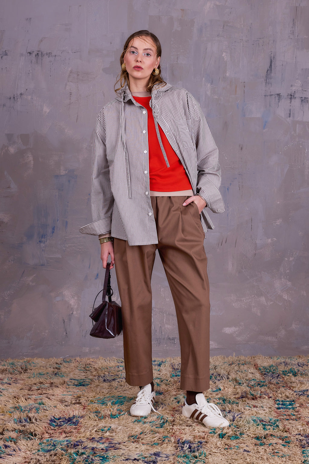 George trousers in mocha